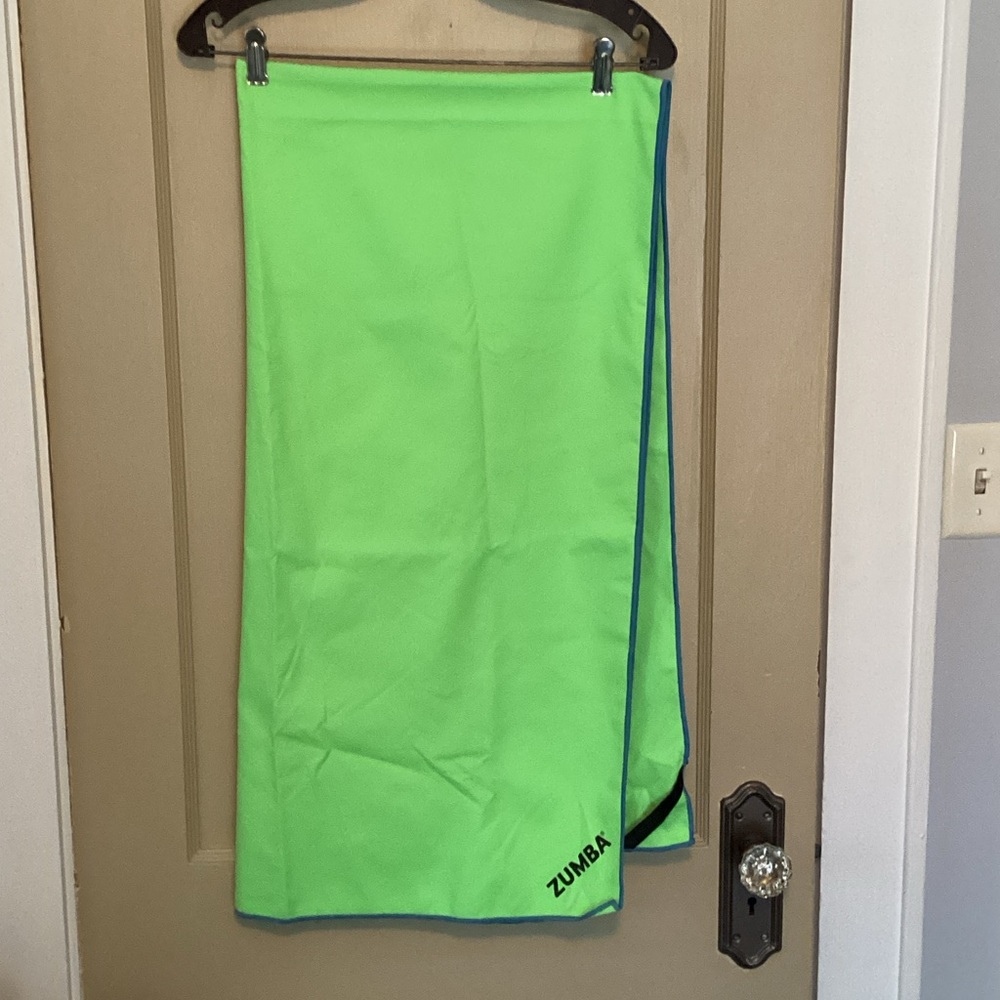 Zumba Fitness Lime Green Towel